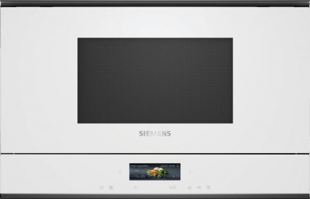 Встраиваемая микроволновая печь Siemens BF722L1W1, без поворотного стола