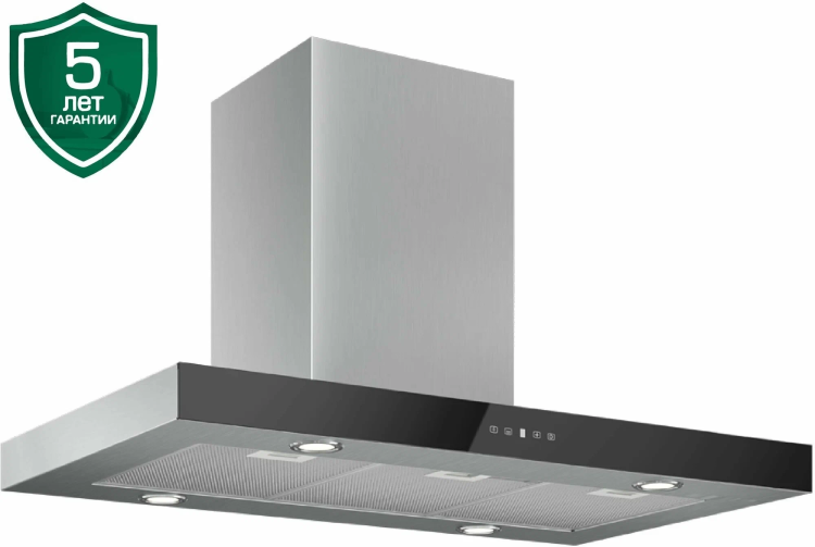 Вытяжка Elikor Агат island 90Н-1000-Е4Д нерж/черный