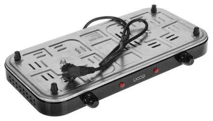 Плитка электрическая Econ ECO-211HP, управление поворотное, конфорок - 2 шт, 