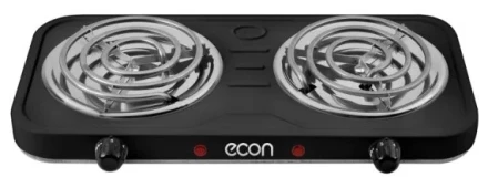 Плитка электрическая Econ ECO-211HP, управление поворотное, конфорок - 2 шт, 