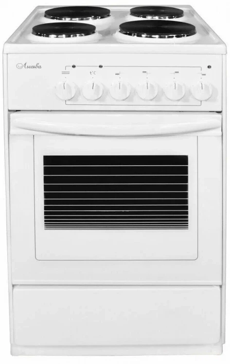 Плита электрическая Лысьва ЭП 411 WH белый, эмаль, без крышки, 4 зоны нагрева, 57 л