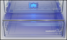 Холодильник Beko B3RCNK362HW, белый, 320 л, внешнее покрытие-металл, размораживание - No Frost, дисплей, 59.5 см х 186 см х 65 см 