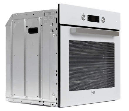 Духовой шкаф BEKO BIE 21300 W, белый, 71 л, утапливаемые переключатели, 6 режимом, функция Booster