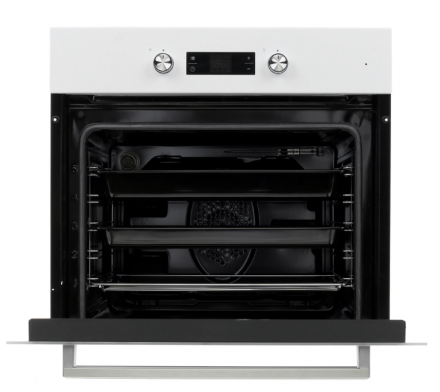 Духовой шкаф BEKO BIE 21300 W, белый, 71 л, утапливаемые переключатели, 6 режимом, функция Booster