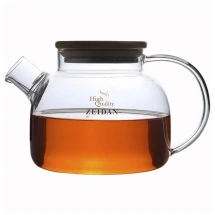 Стеклянный жаропрочный заварочный чайник Zeidan Z-4299