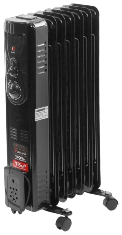 Масляный радиатор CENTEK CT-6200 (черный)