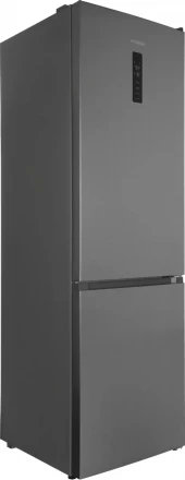 Холодильник Hyundai CC35083F нерж.сталь, NoFrost, объем 375л, класс A+, управление сенсорное с дисплеем