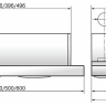 Кухонная вытяжка Elikor Интегра 50П-400-В2Л (черный)