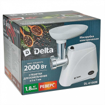 Мясорубка Delta DL-6100M (белый)