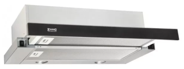 Кухонная вытяжка ZorG Technology Storm G 60 (нержавеющая сталь/черный, 700 куб. м/ч)