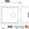 Кухонная мойка Blanco Elon XL 6 S (темная скала) [518736]