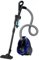 Пылесос Samsung VC20M255AWB, ярко-синий, мощность всасывания 460 Вт, с мешком