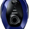 Пылесос Samsung VC20M255AWB, ярко-синий, мощность всасывания 460 Вт, с мешком