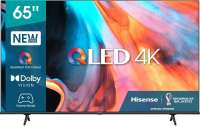 65" Телевизор Hisense 65E7HQ 2022 QLED, черный