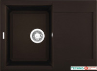 Кухонная мойка Elleci Easy 135 Espresso 78