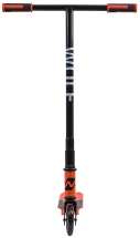 Трюковой самокат Novatrack Wolf 110P.WOLF.BOR9, черно-оранжевый (135179)