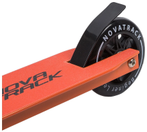 Трюковой самокат Novatrack Wolf 110P.WOLF.BOR9, черно-оранжевый (135179)
